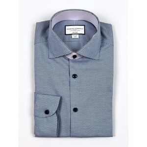 Charles Tyrwhitt Dress Shirt Blue 15/33 Extra Slim Fit New With Tags